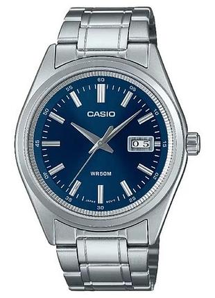 Casio mtp-b180d-2a — чоловічий кварцовий годинник, сталевий браслет, wr 50 м