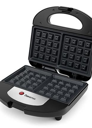Вафельница с терморегулятором domotec, многофункциональная вафельница для дома для рожков cw-85