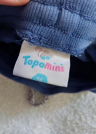 Спортивні штани / джогери topomini (ernstings family), р. 74