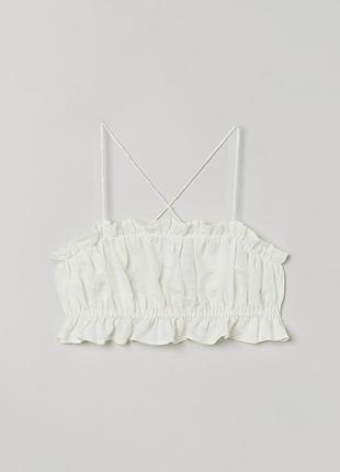 Топ з льону та віскози h&m