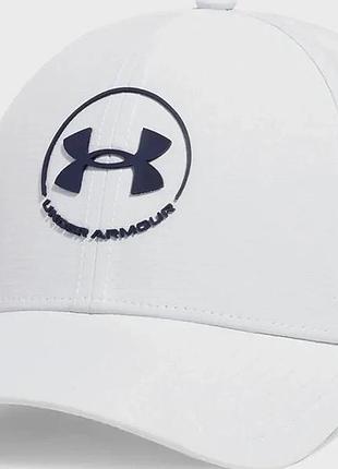 Кепка under armour нейлон полиэстер one size белая (713251)