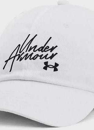 Кепка under armour полиэстер хлопок one size белая (713223)