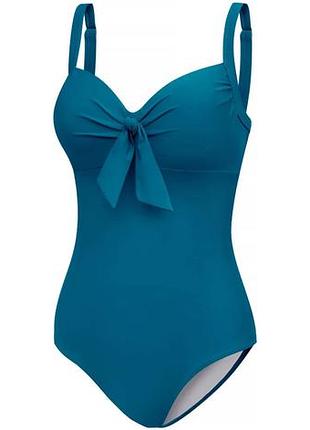 Купальник закритий aqua speed 78% поліамід 38 бірюзовий (712266)