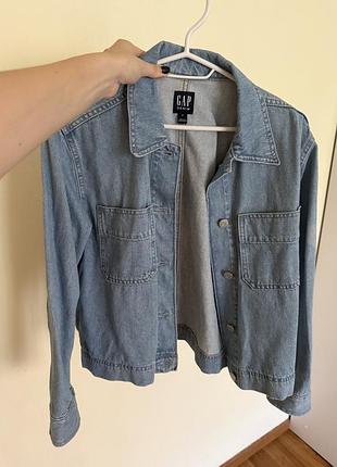 Жіноча джинсова куртка gap denim