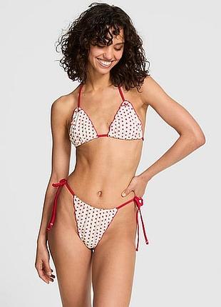 Купальник тредовий в горох  victoria's secret pink