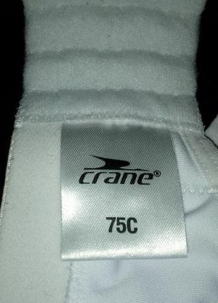 Білий спортивний бюстгальтер, топ для фітнесу 75 с, crane4 фото