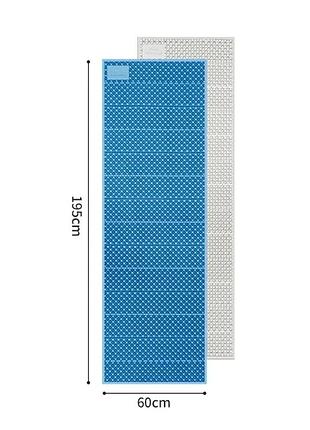Коврик туристический складной ixpe 195х60х1,8 см синий (677853)