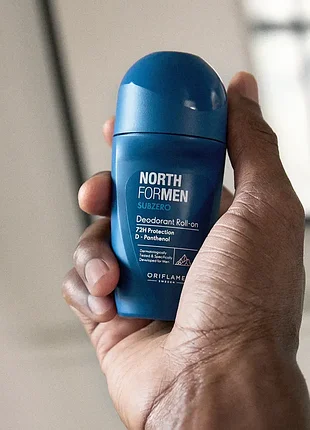 Кульковий дезодорант-антиперспірант north for men subzero