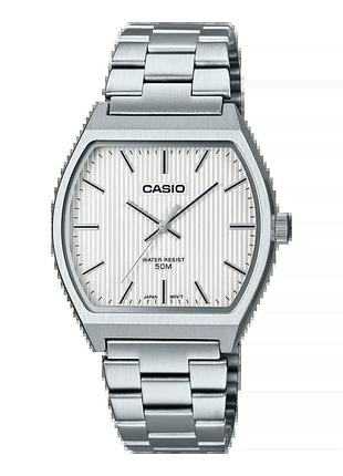 Casio mtp-b140d-7a — чоловічий кварцовий годинник, сталевий браслет, wr 50 м