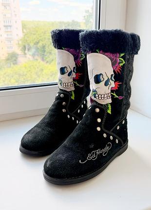 Зимние сапоги от ed hardy y2k style