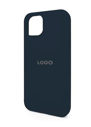 Чохол silicone case для apple iphone 13 силіконовий синій (664067)