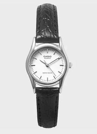 Casio ltp-1094e-7a — жіночий кварцовий годинник, шкіряний ремінець, wr 30 м