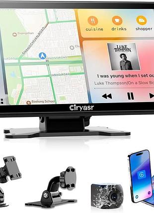 Carplay для автомобіля, 7-дюймовий hd екран android auto apple carpla