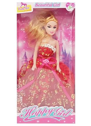 Кукла bambi пластик текстиль 30 см розовая (560088)