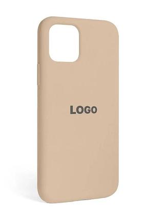 Силиконовый чехол для iphone 12 12 pro бежевый (664028)