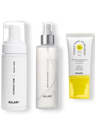 Сонцезахисний bb-крем spf30+ ivory + очищувальний набір за жирною шкірою (652623)
