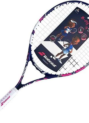 Ракетка babolat алюмінієва 25 дюймів синя (718118)