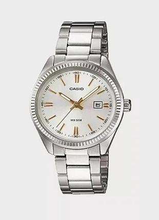 Casio ltp-1302d-7a2 — жіночий кварцовий годинник, сталевий браслет, wr 50 м