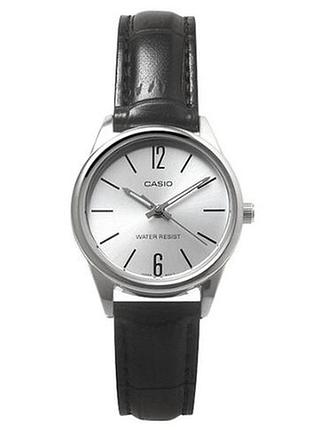 Casio ltp-v005l-7b — жіночий кварцовий годинник, шкіряний ремінець, wr 30 м