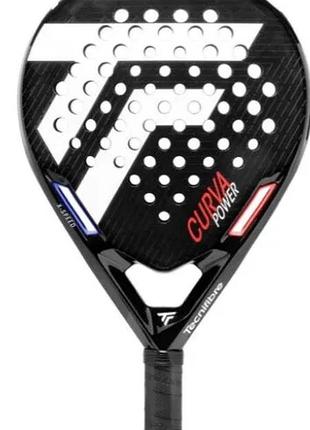 Ракетка для падл тенісу tf soft eva carbon 360 г чорна (710412)