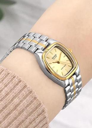 Casio ltp-1169g-9a — жіночий кварцовий годинник, сталевий браслет, wr 30 м