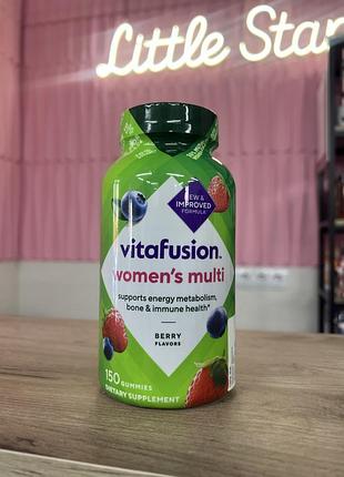 Vitafusion women’s multi berry flavors жувальні мультивітаміни для жінок