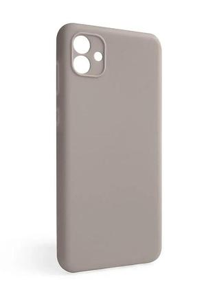 Силиконовый чехол для samsung galaxy a04/a045 серый (665110)