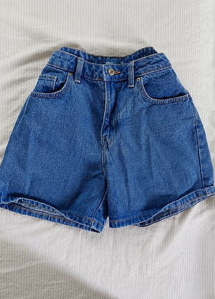 Джинсовые шорты mom fit 38