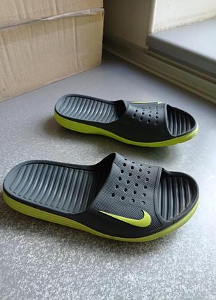 Шльопанці тапки nike solarsoft slide