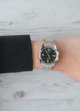 Casio ltp-1314sg-1a — жіночий кварцовий годинник, сталевий браслет, wr 50 м