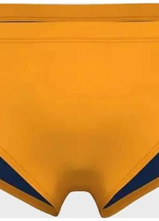 Плавки arena 80% полиамид 20% эластан желтые мужские для плавания (711632)