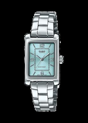 Casio ltp-1234dd-2a — жіночий кварцовий годинник, сталевий браслет, wr 30 м