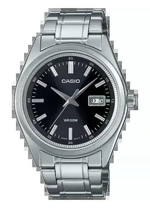 Casio mtp-b180d-1a1 — чоловічий кварцовий годинник, сталевий браслет, wr 50 м