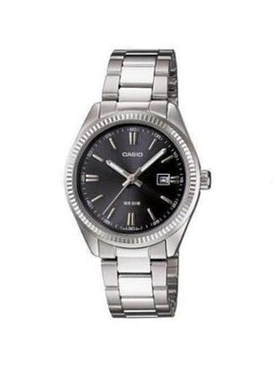 Casio ltp-1302d-1a1 — жіночий кварцовий годинник, сталевий браслет, wr 50 м