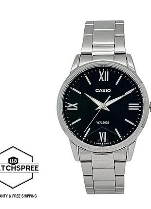 Casio mtp-1303dd-1a — чоловічий кварцовий годинник, сталевий браслет, wr 50 м
