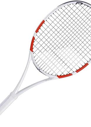 Ракетка babolat графітова 26 дюймів біла помаранчева (718128)