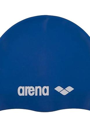 Шапка для плавання arena силікон osfm синя (720379)