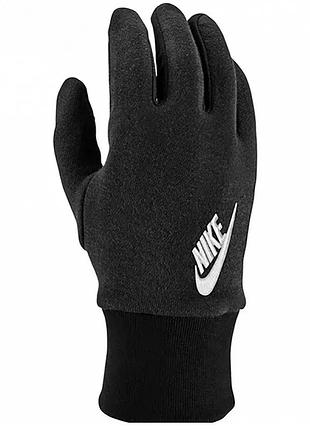 Перчатки nike хлопок l черные мужские утепленные (713804)