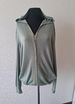 Красивая кофта/ худи / зепка с капюшоном chicoree ( l/ xl)