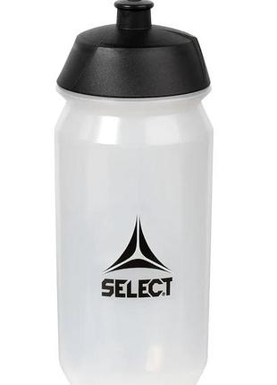 Пляшка select bio water bottle 500 мл биораслагаемый пластик белый (716523)
