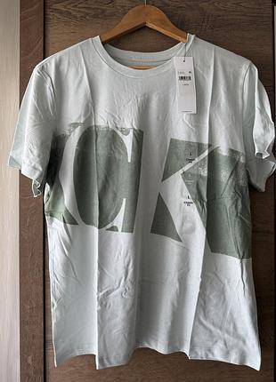Нова футболка calvin klein relaxed monogram logo t-shirt (оригінал)