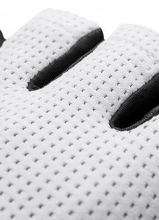 Перчатки adidas полиэстер 62% нейлон 25% эластан 13% l белый серый (714156)