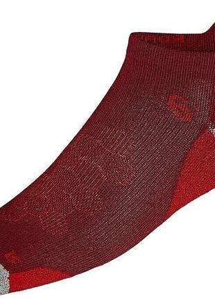 Шкарпетки asics полиамид 35-38 бордовый серый (715703)