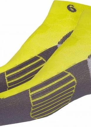 Шкарпетки asics поліамід унісекс 35-38 жовті сірі (715719)
