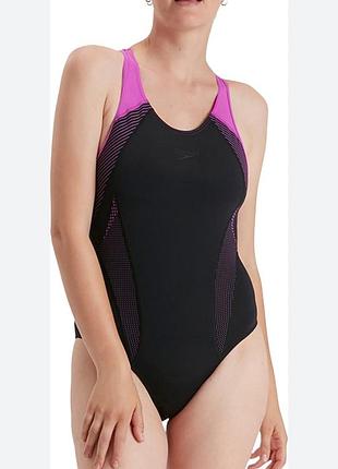 Брендовый слитный спортивный купальник speedo women's plastisol laneback swimsuit