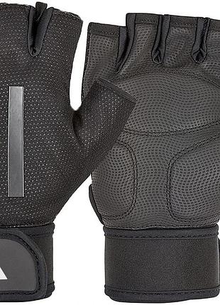 Рукавички adidas поліестер s сірі (714148)