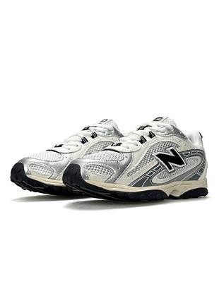 New balance 204l white metallic black