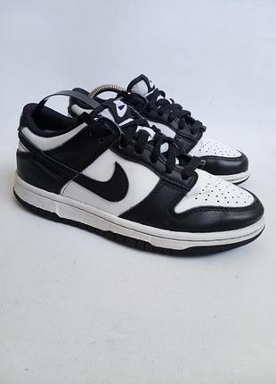 Кожаные кроссовки nike dunk