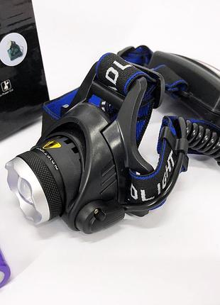 Фонарик на лоб pld-t115-pm30-tg, сверхмощный налобный фонарь, фонарь для головы со светодиодами uv-23