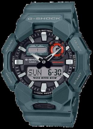 Casio g-shock ga-010-2a — чоловічий комбінований годинник, полімерний ремінець, wr 200 м